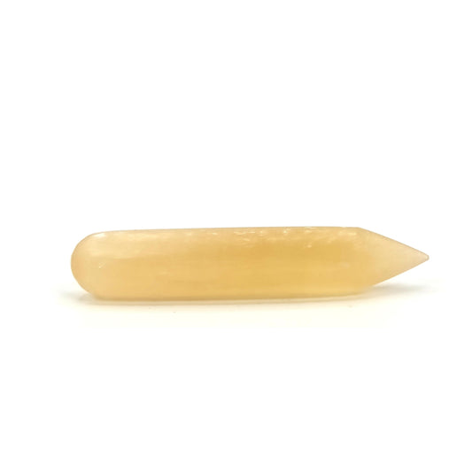 orange calcite stone wand healing reiki