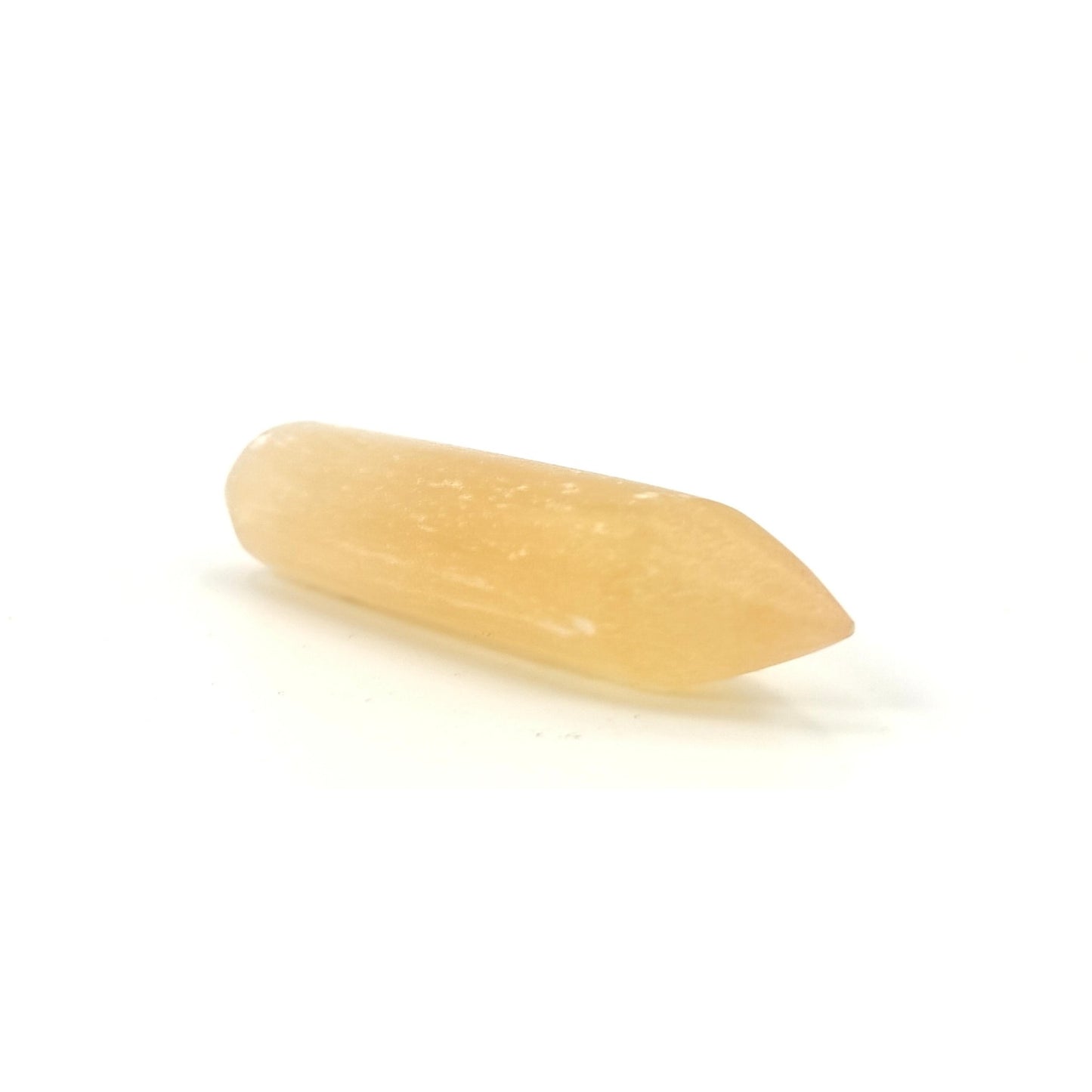 Orange Calcite Stone Wand Pencil, feng shui item for home and office