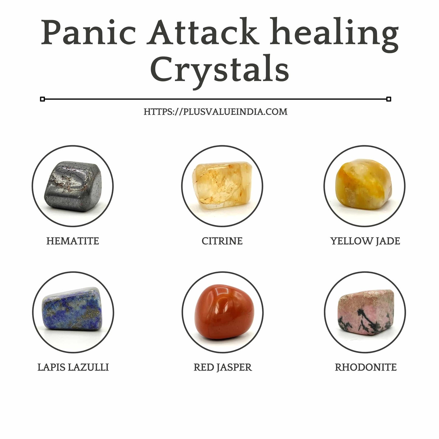 Panic Attack Pocket Healing Crystal Bag