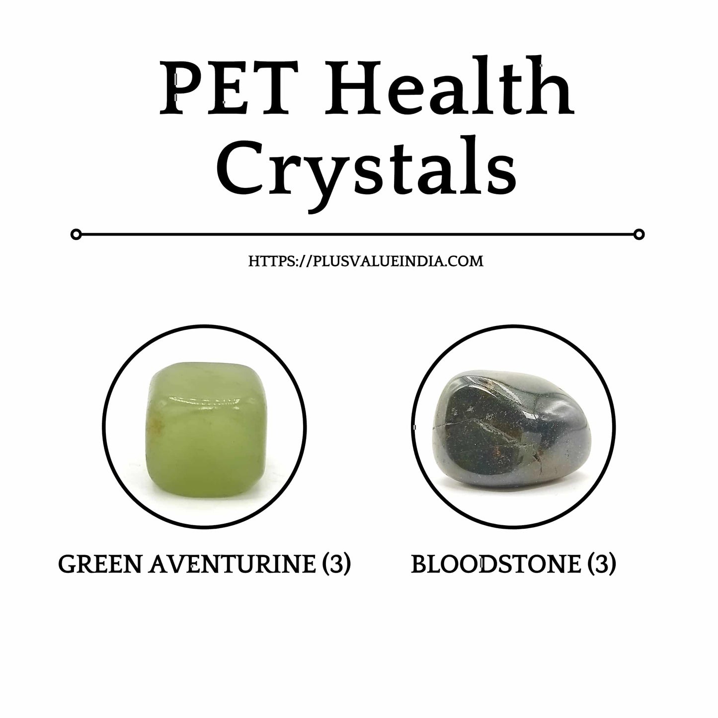 pet health crystal healing bag