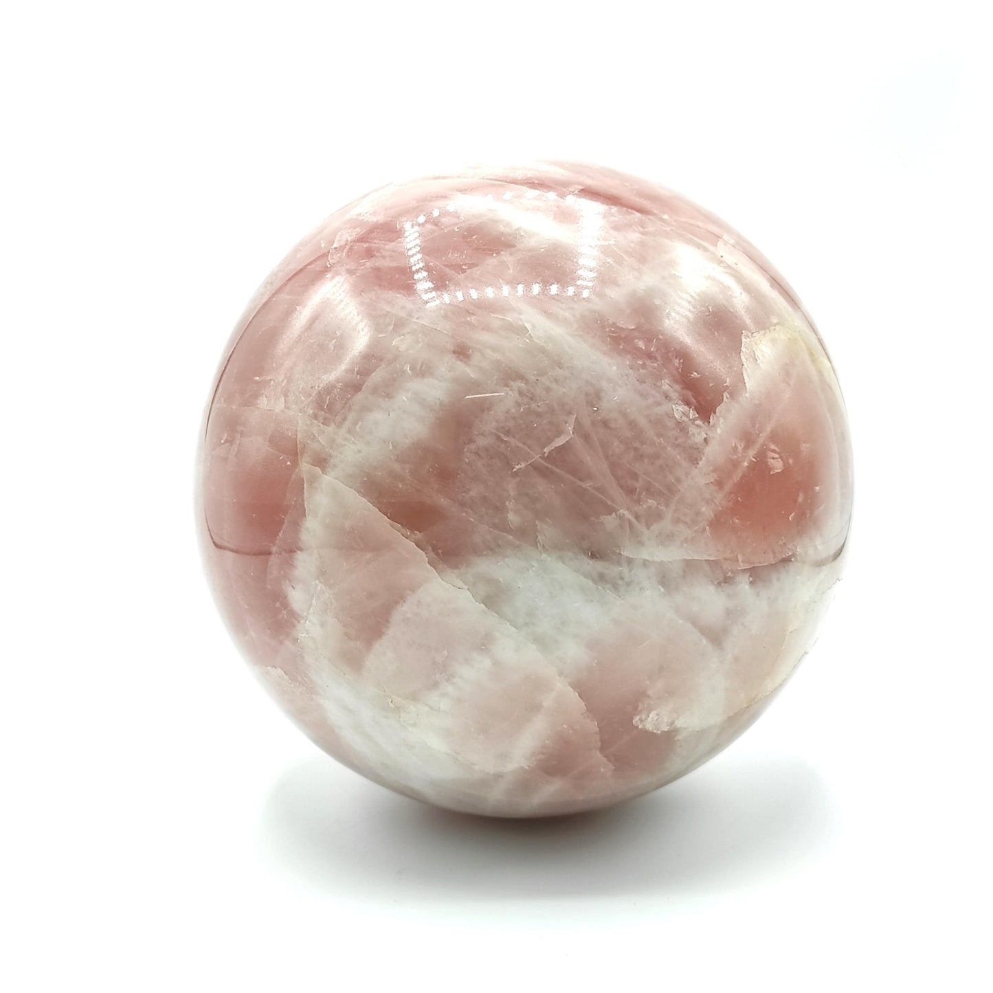 Rose Quartz Ball Sphere - Love, Relationship, Marriage, Couples - plusvalueindia