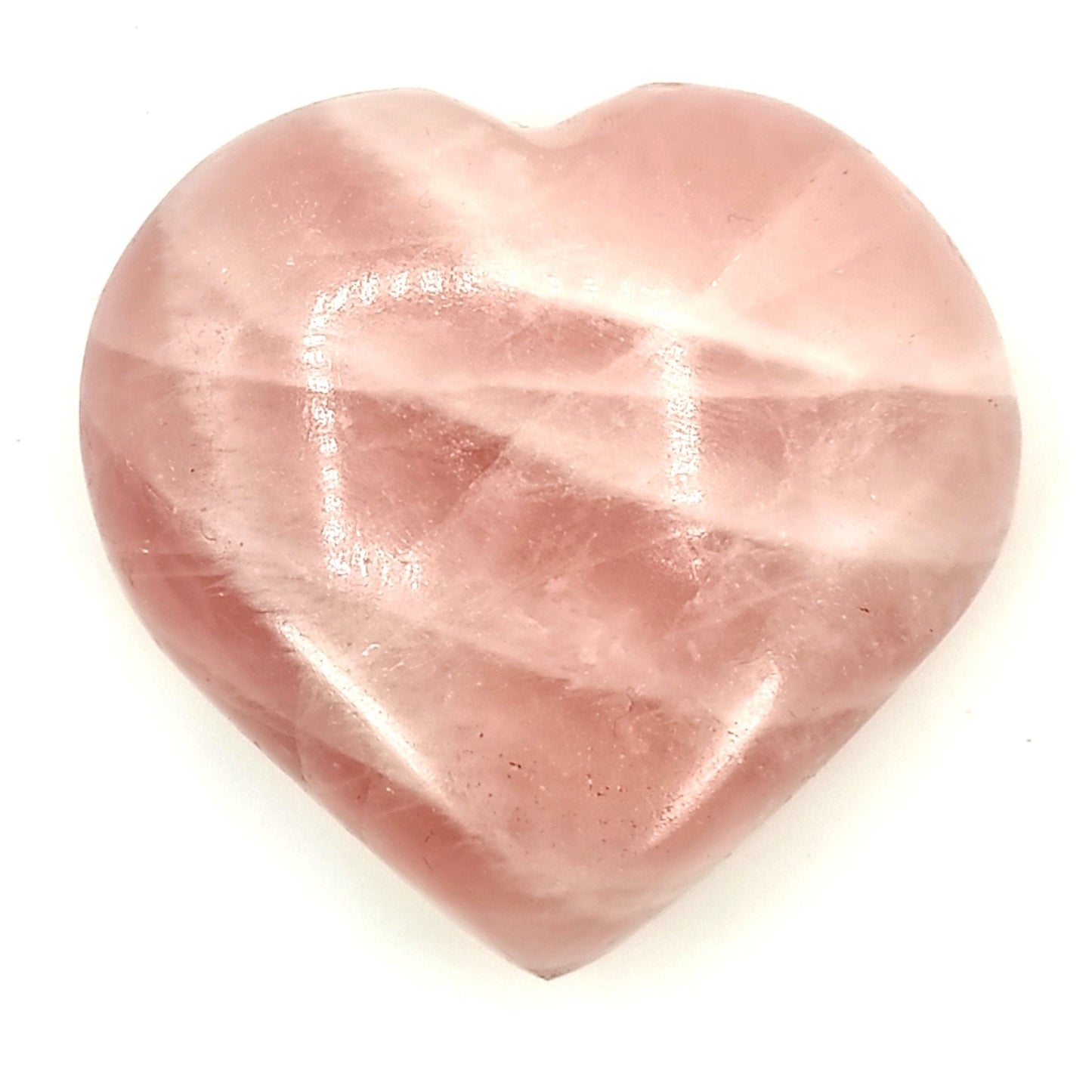 Pink Rose Quartz Healing Heart Stone - Reiki, Crystal Healing, Fengshui, Chakra - plusvalueindia