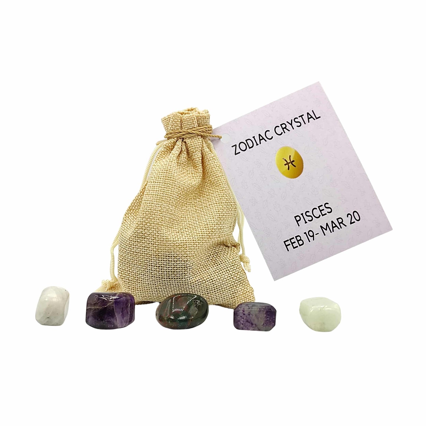 pisces zodiac crystal bag