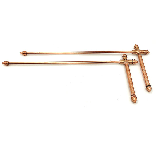 premium full copper dowsing divining L rods
