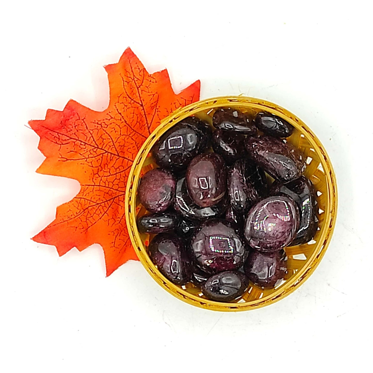 Premium Garnet Tumbled Stone Pebbles Reiki Healing Crystal Aura Chakra Vastu Fengshui