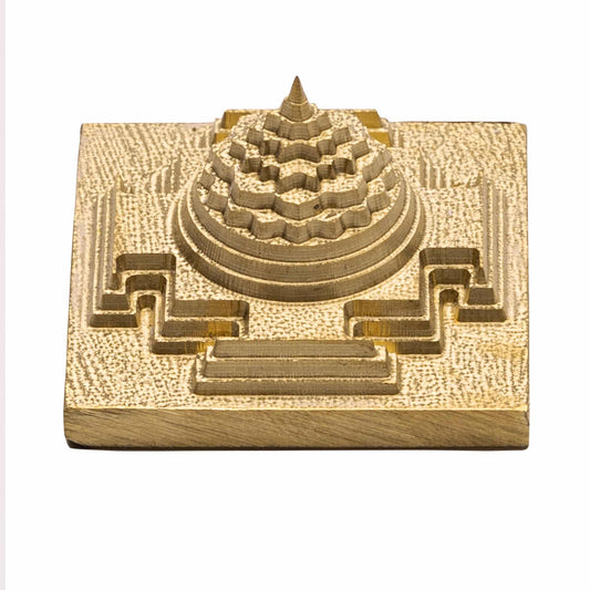 premium meru sri yantra gold plate cnc cutting
