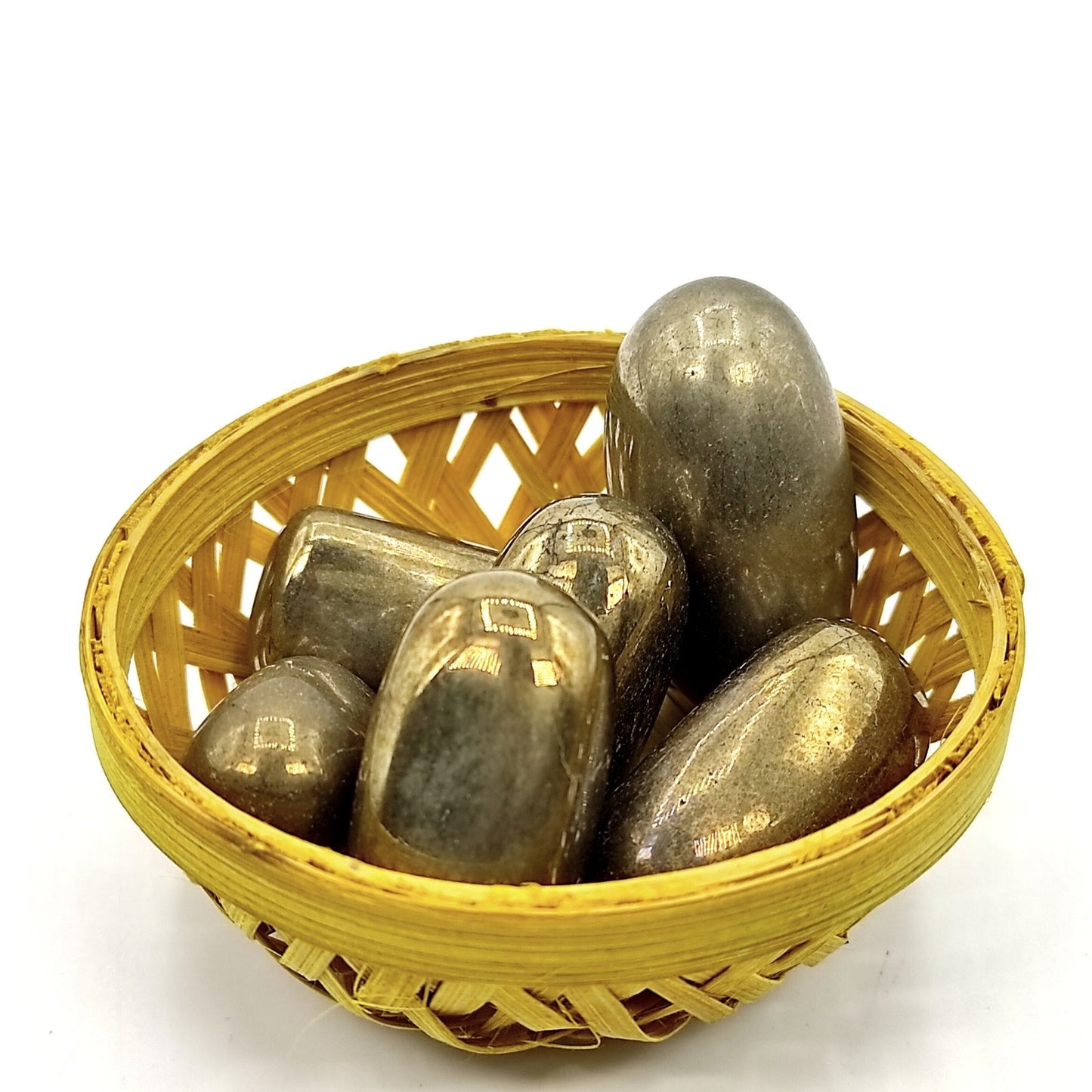 premium pyrite pebble stone tumble crystal reiki healing