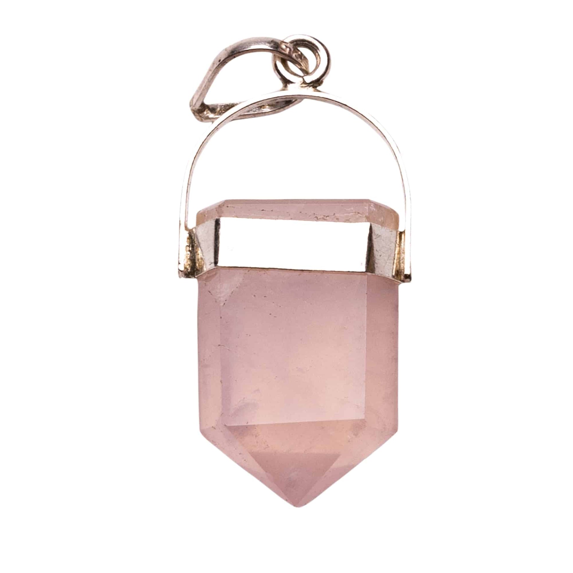 premium rose quartz pendant