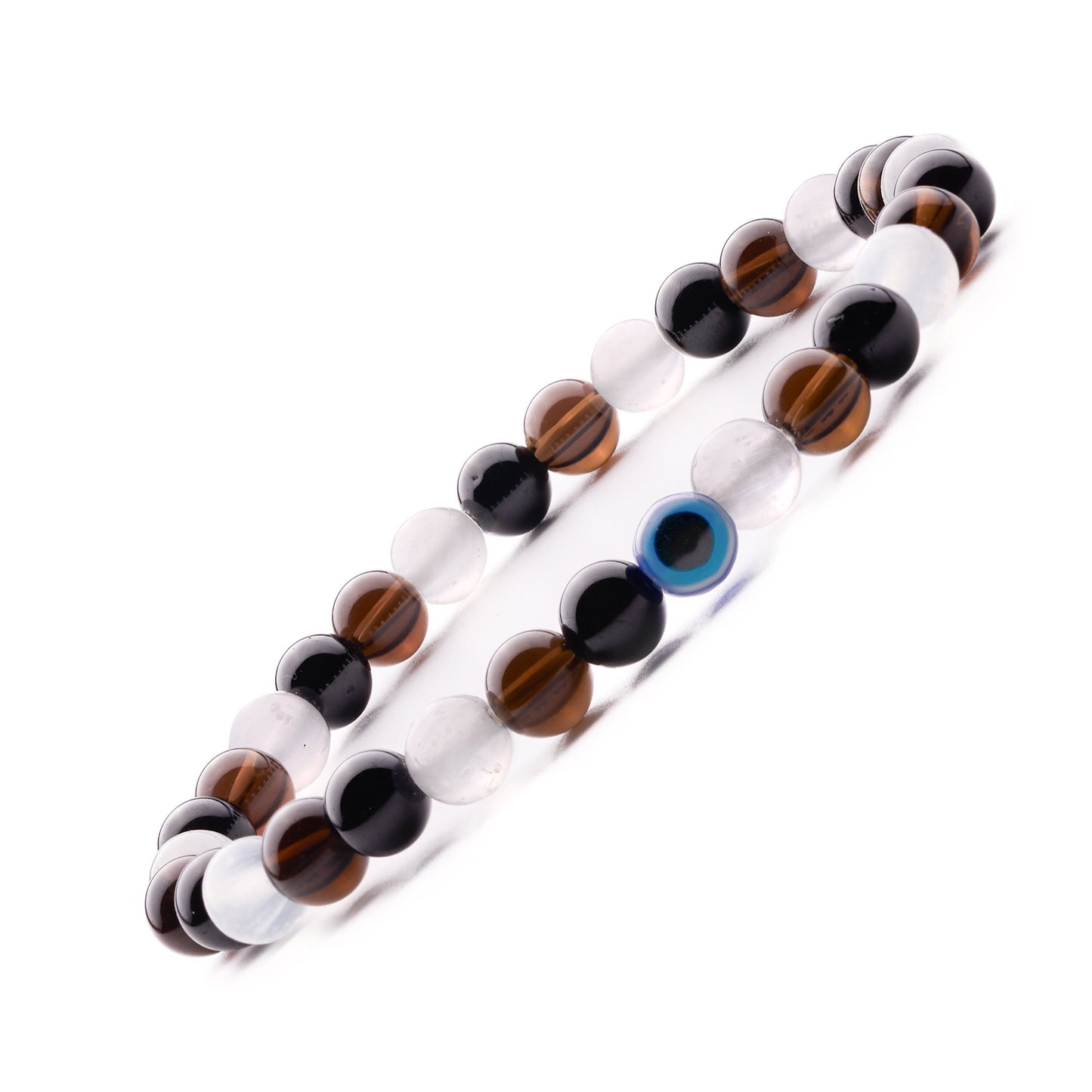 Strong Triple Protection Bracelet with Evil Eye - plusvalueindia