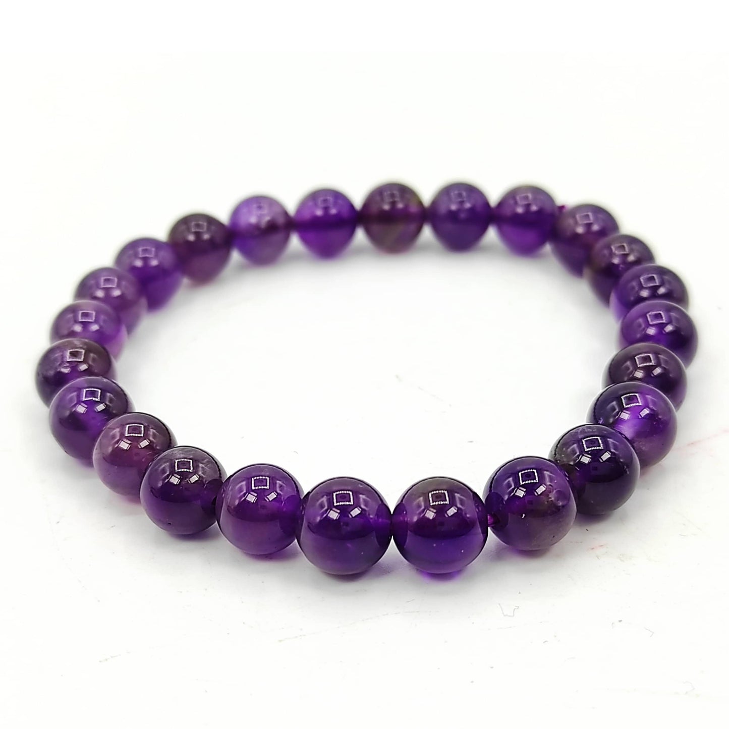 purple amethyst bracelet crystal reiki healing natural