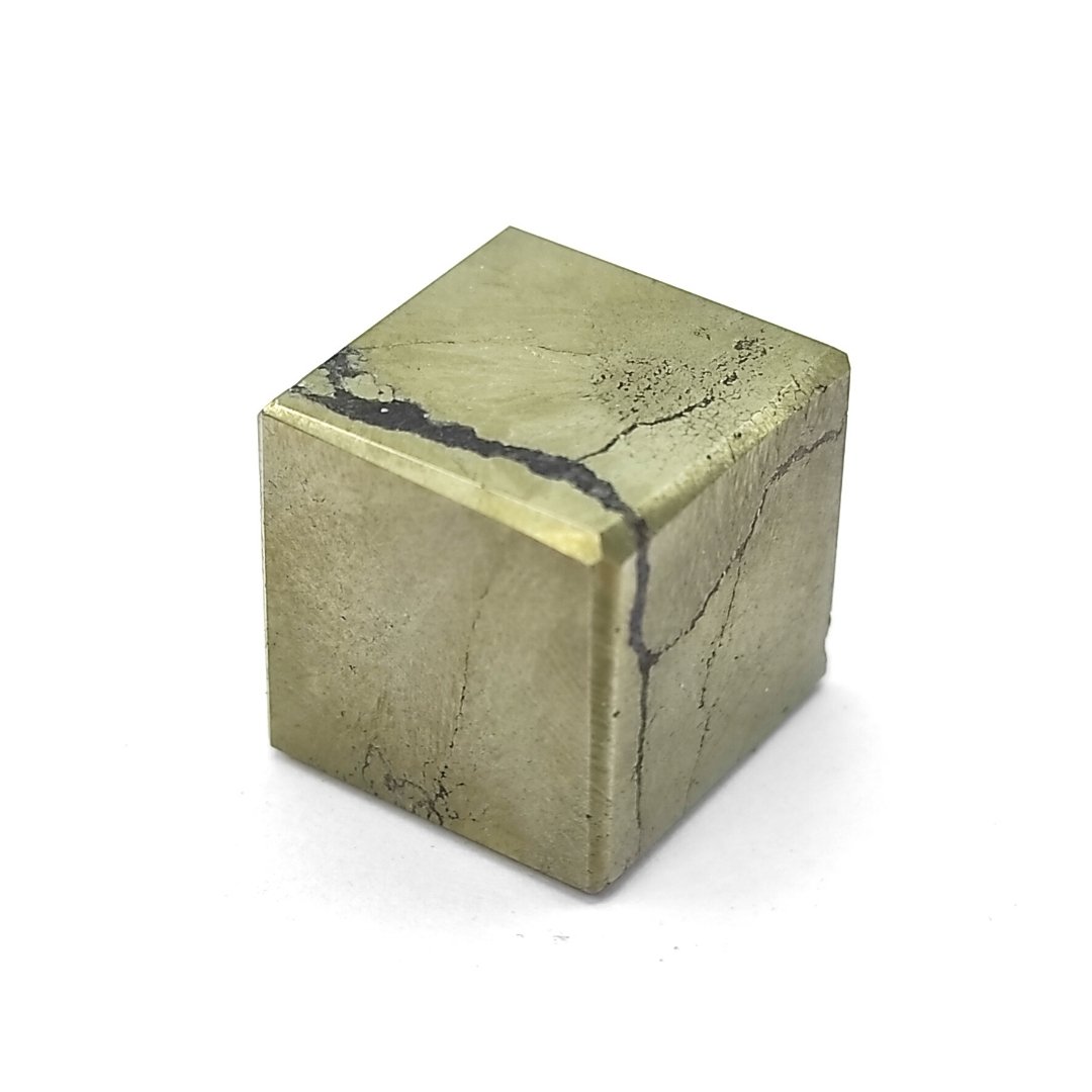 pyrite square cube pocket stone healing reiki