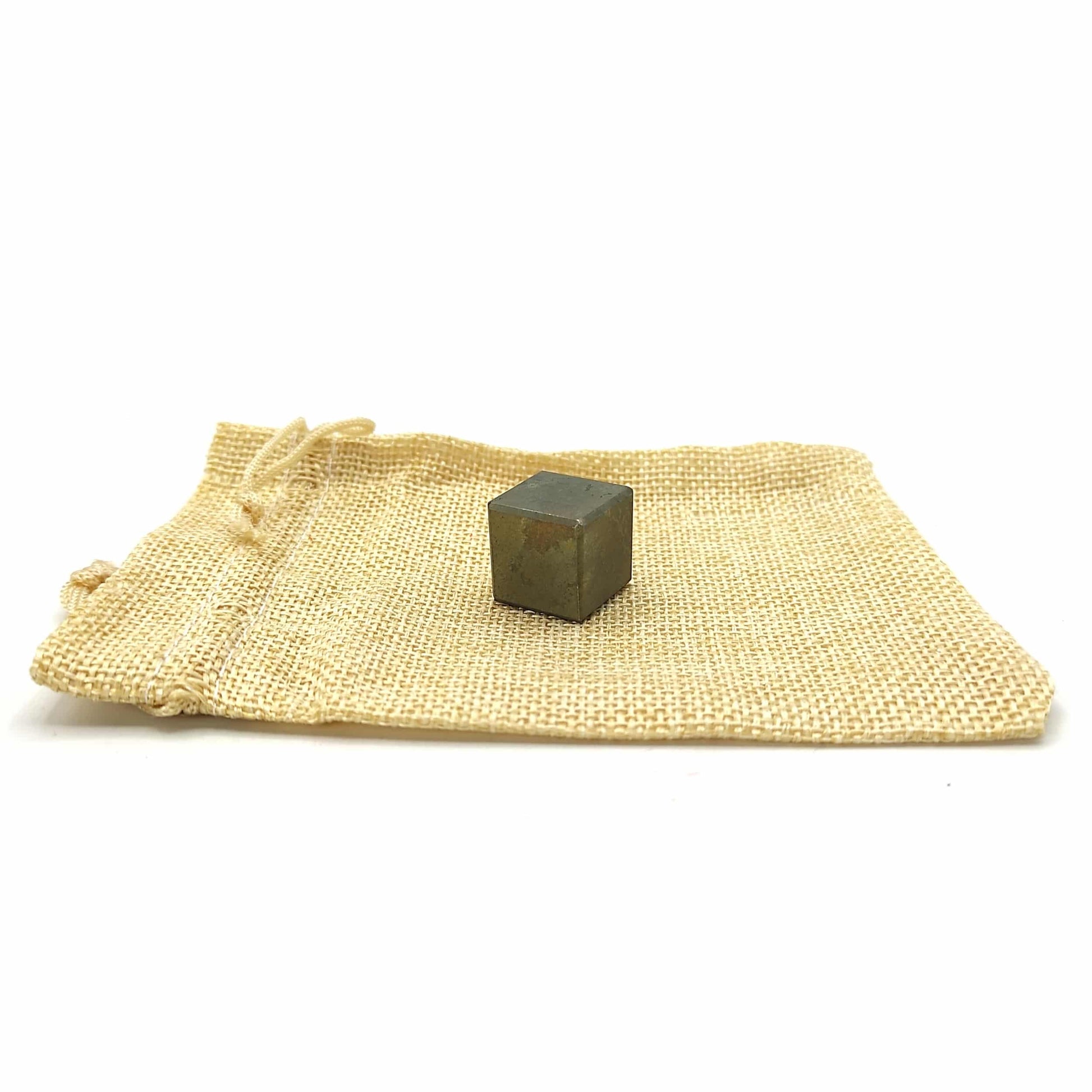 pyrite square cube pocket stone reiki healing