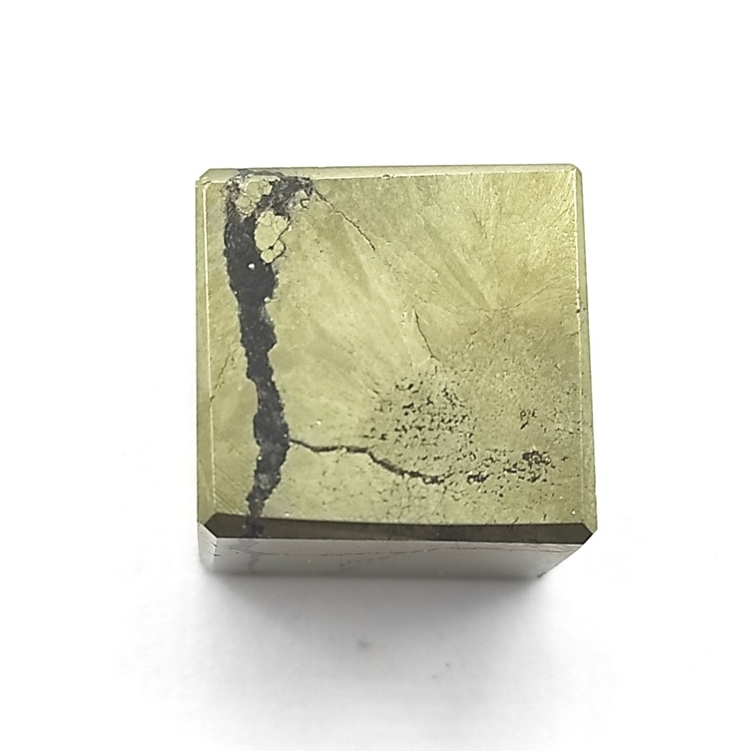 pyrite square cube pocket stone healing reiki crystal