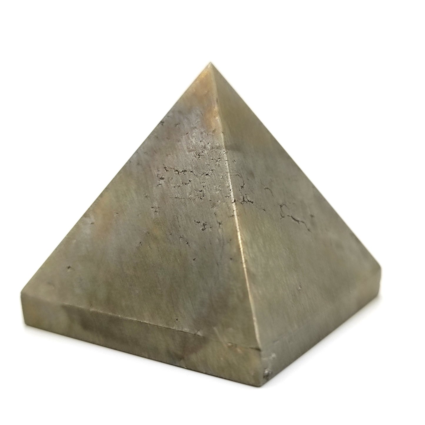 pyrite pyramid stone reiki healing