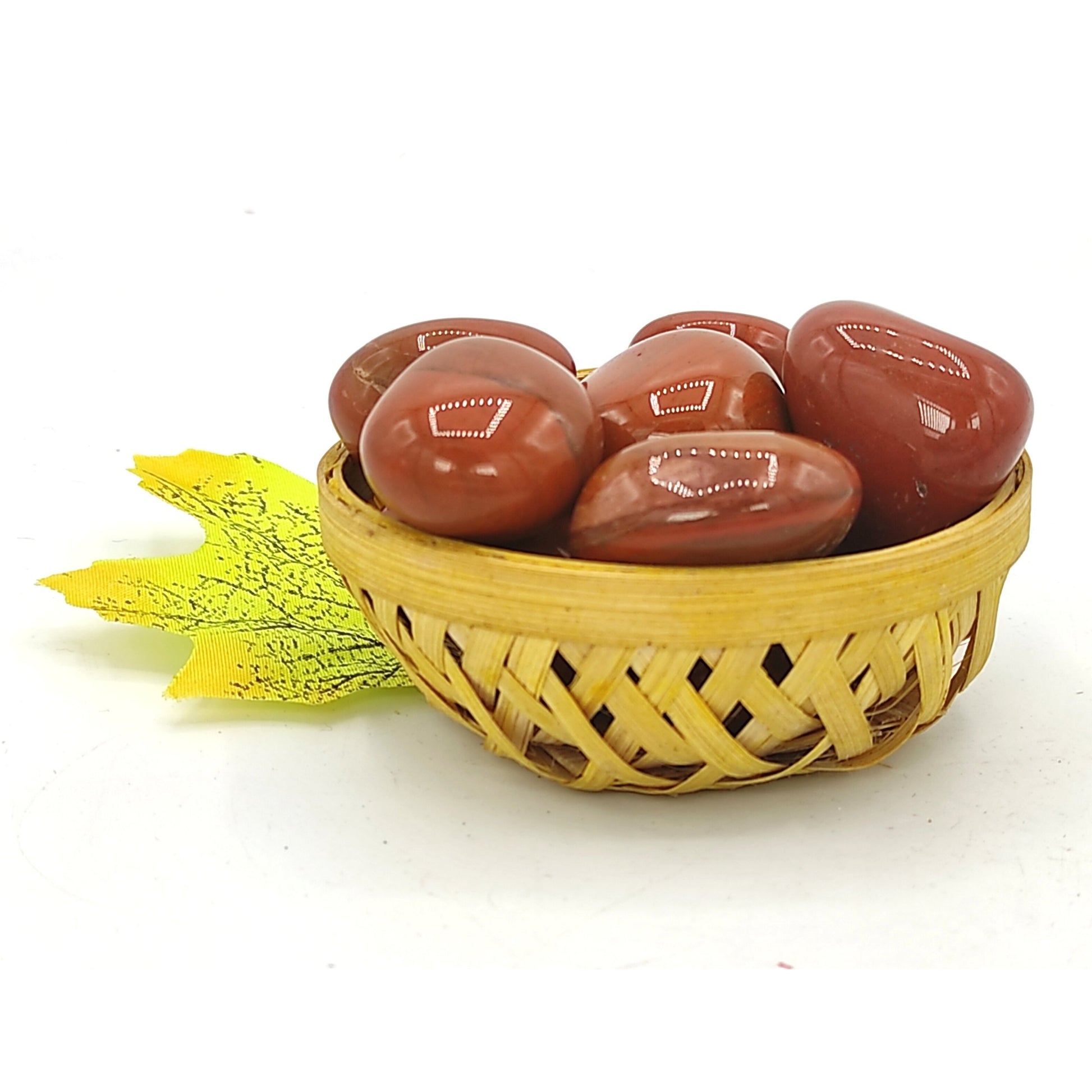 red jasper tumble stone pebble healing reiki 200grams