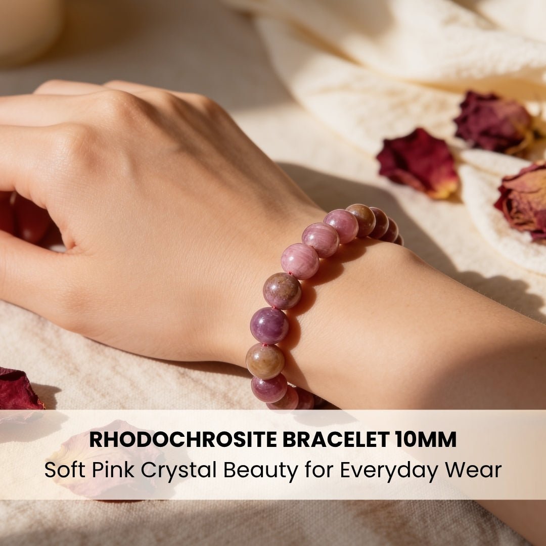 Rhodochrosite Bracelet - plusvalueindia