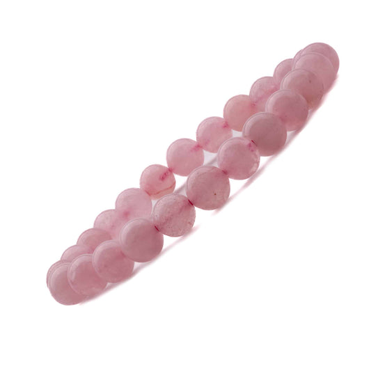 rose quartz bracelet 8mm