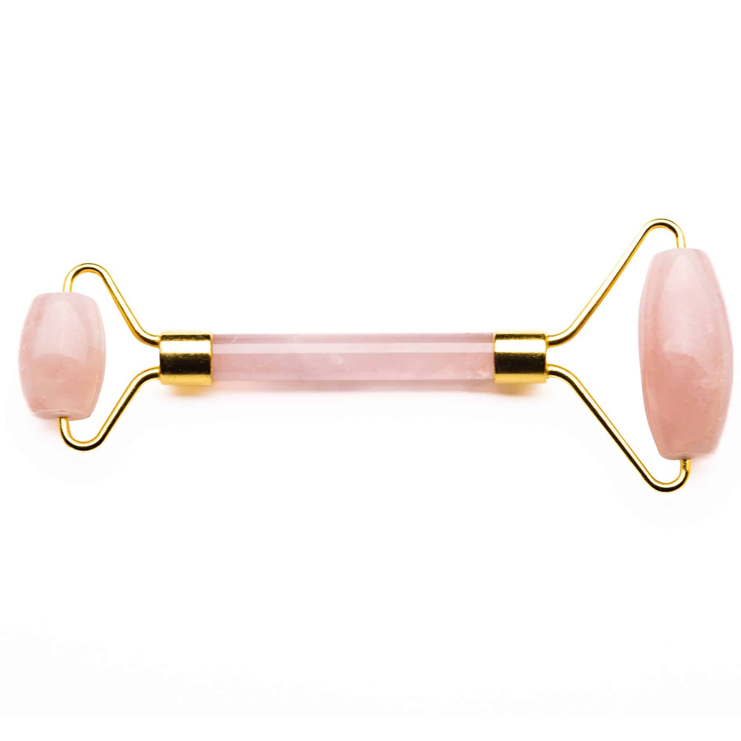 rose quartz facial massage roller wand