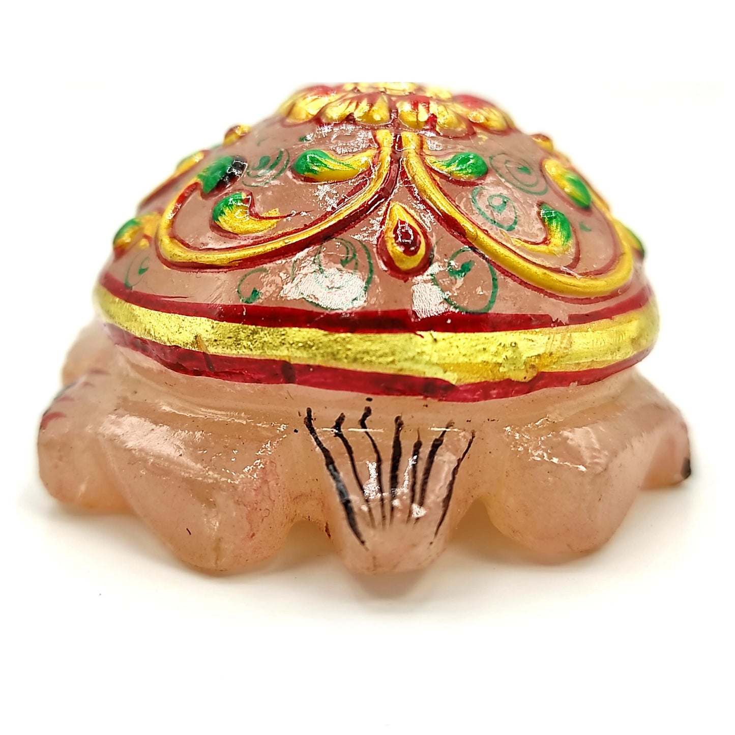 rose quartz crystal stone tortoise natural vastu
