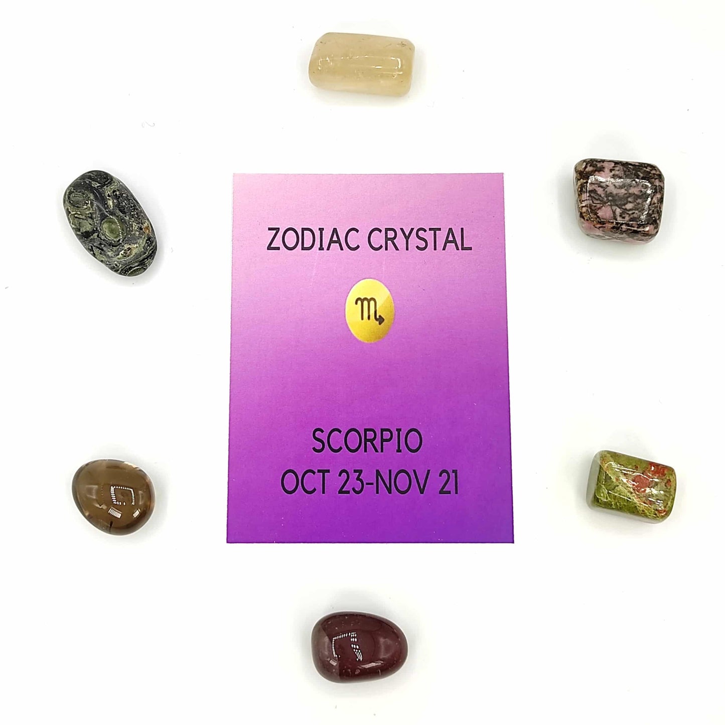 scorpio zodiac crystal bag