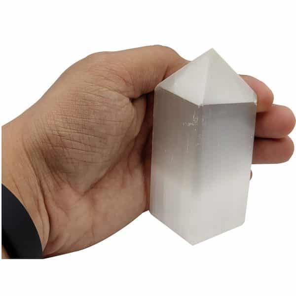 selenite jumbo reiki crystal healing wand