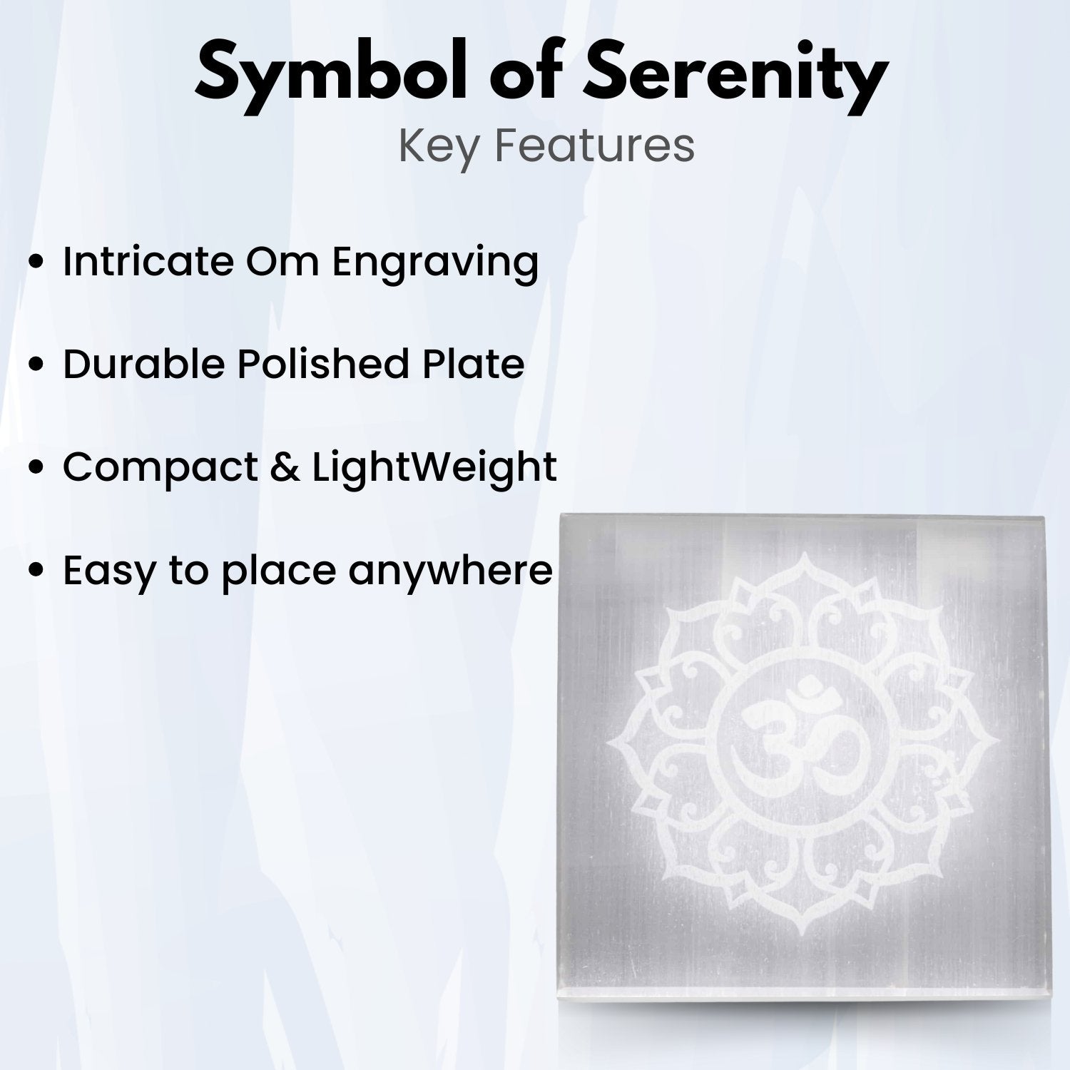 square-plate-om-symbol