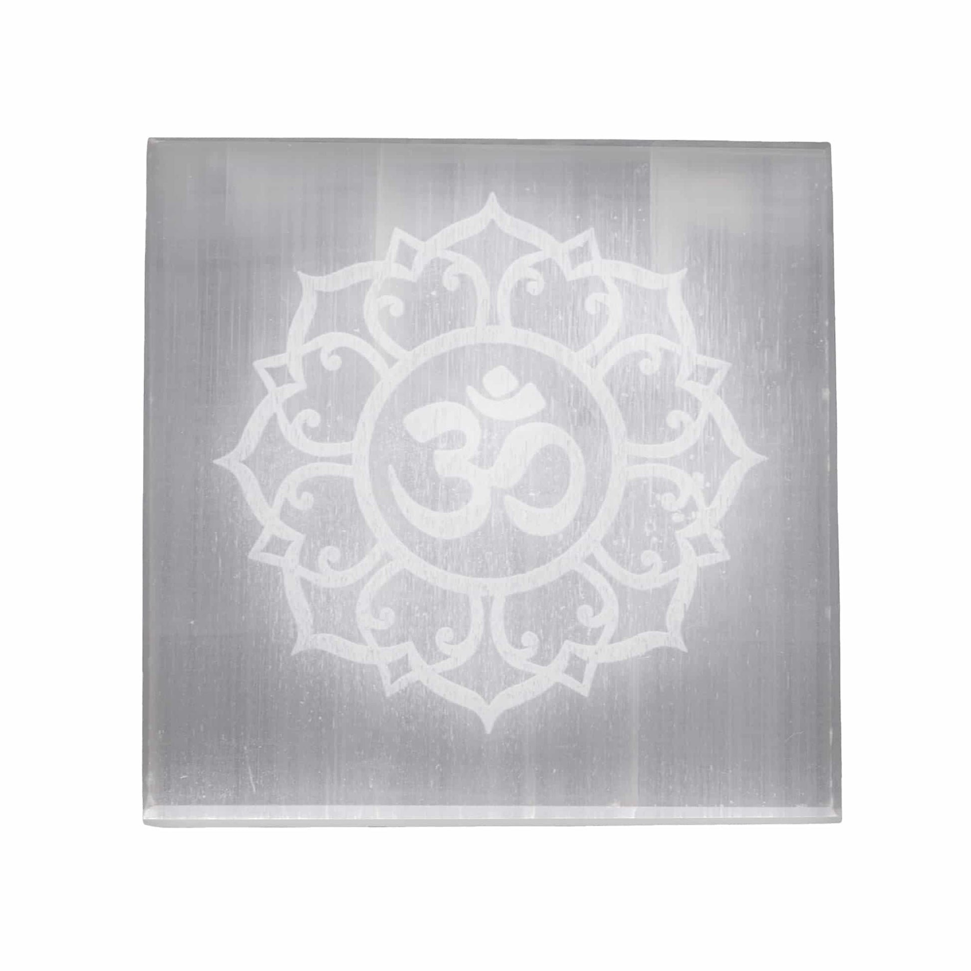 square-plate-om-symbol