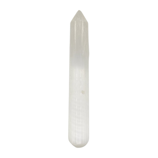 selenite stone crystal wand pencil