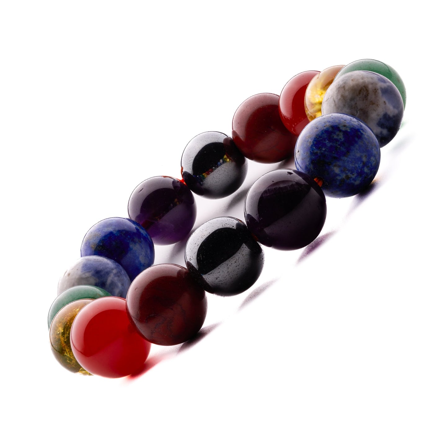 seven chakra bracelet 12mm