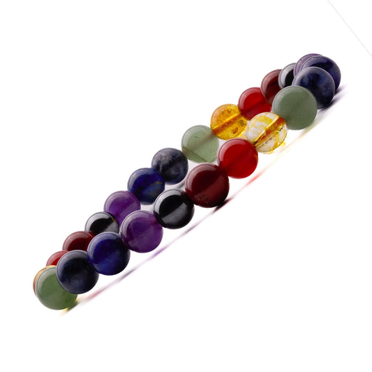 seven chakra bracelet 8mm