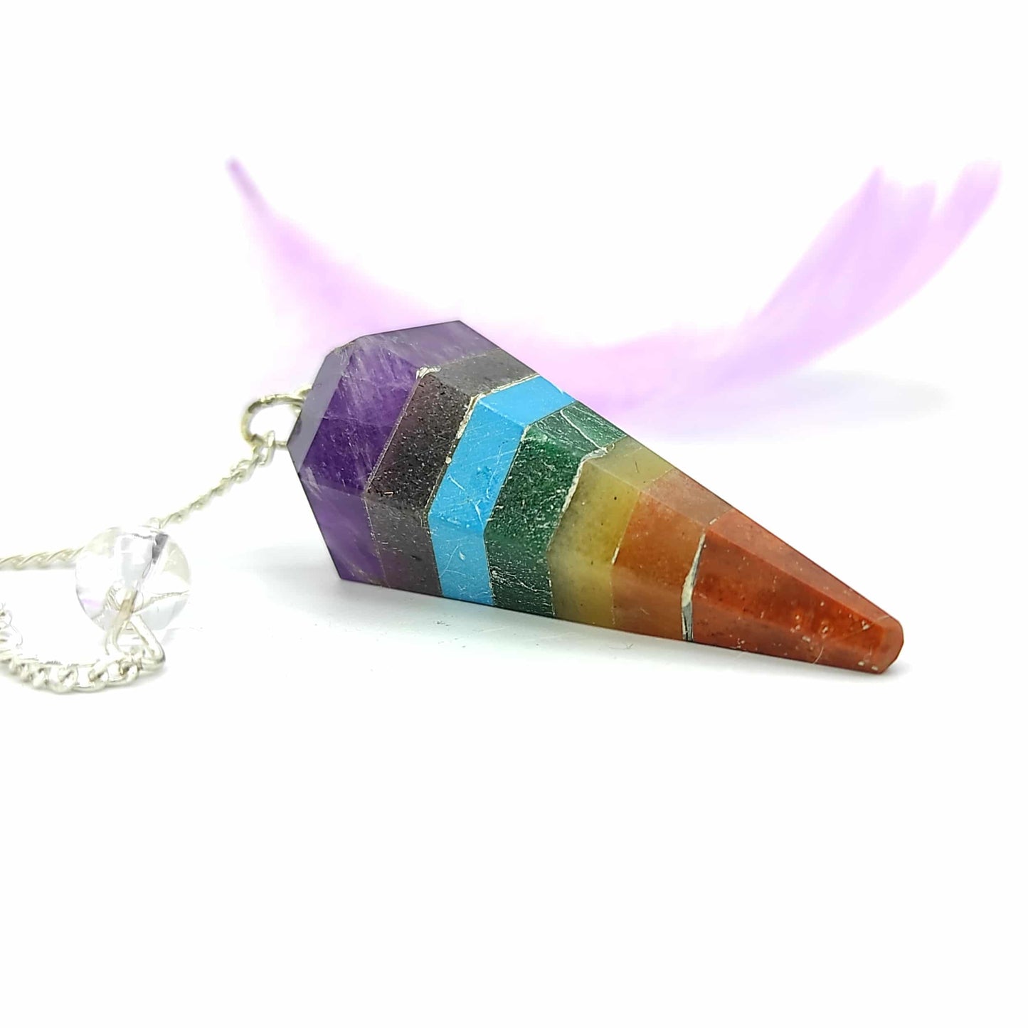 seven chakra dowsing pendulum