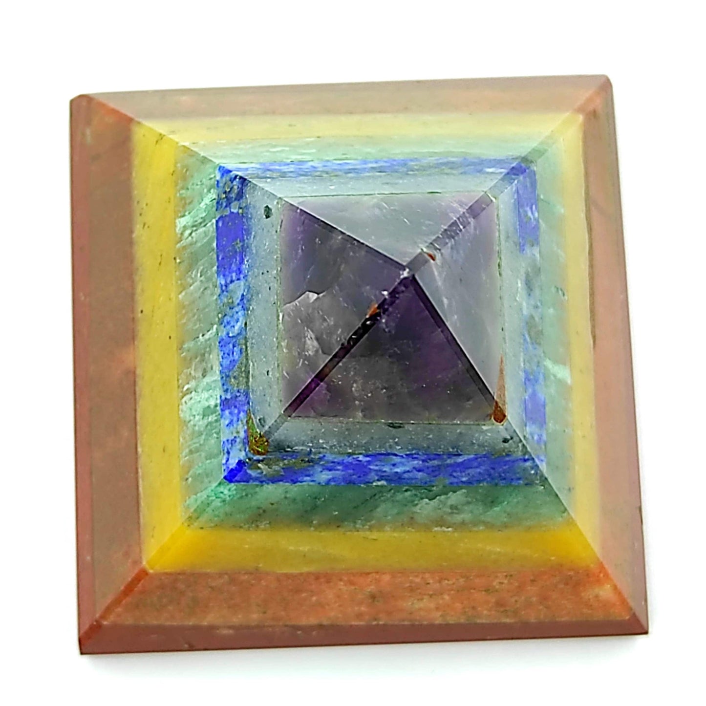 seven chakra 7 stone crystal vastu pyramid