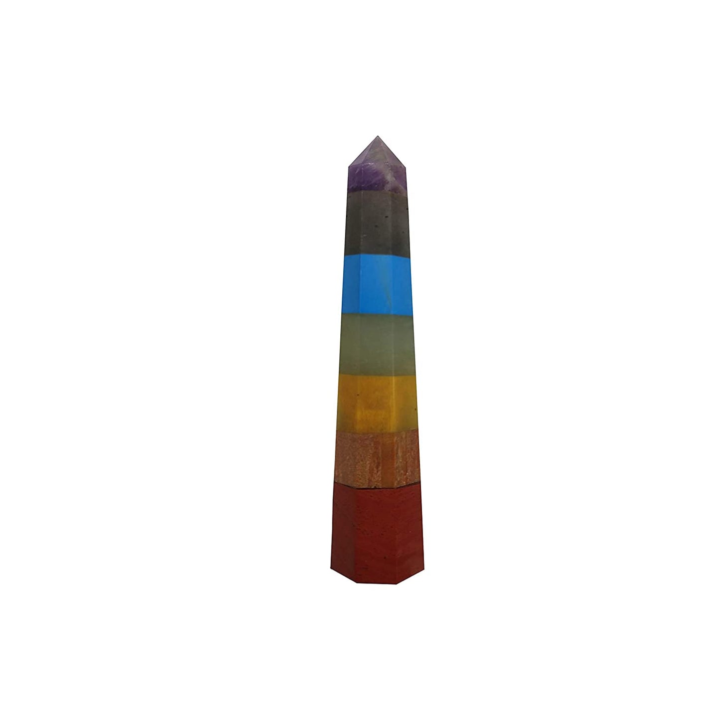 seven chakra stone crystal wand pencil