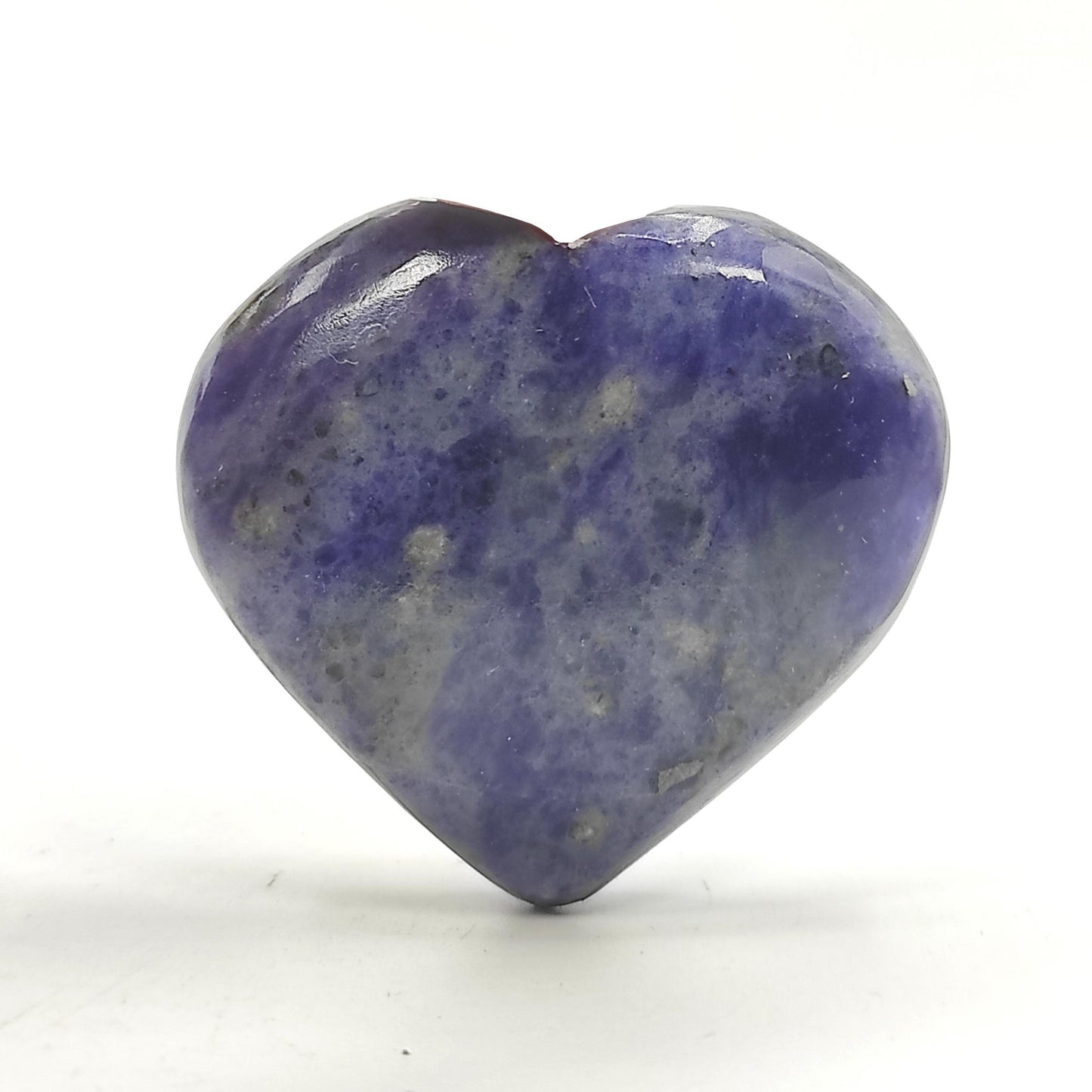 Sodalite Heart Shape Stone Crystal for Vastu Feng Shui Aura Chakra Reiki Healing Crystals - plusvalueindia