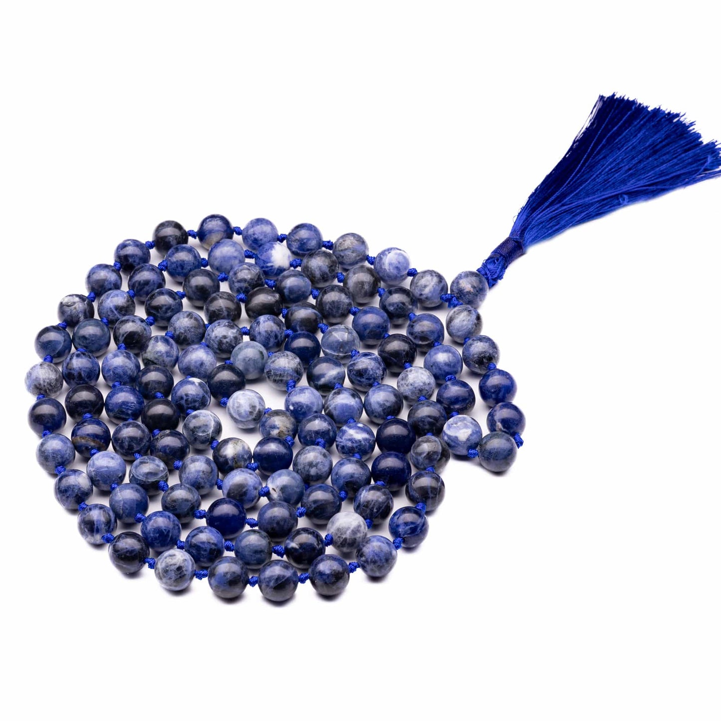 sodalite necklace mala 10mm