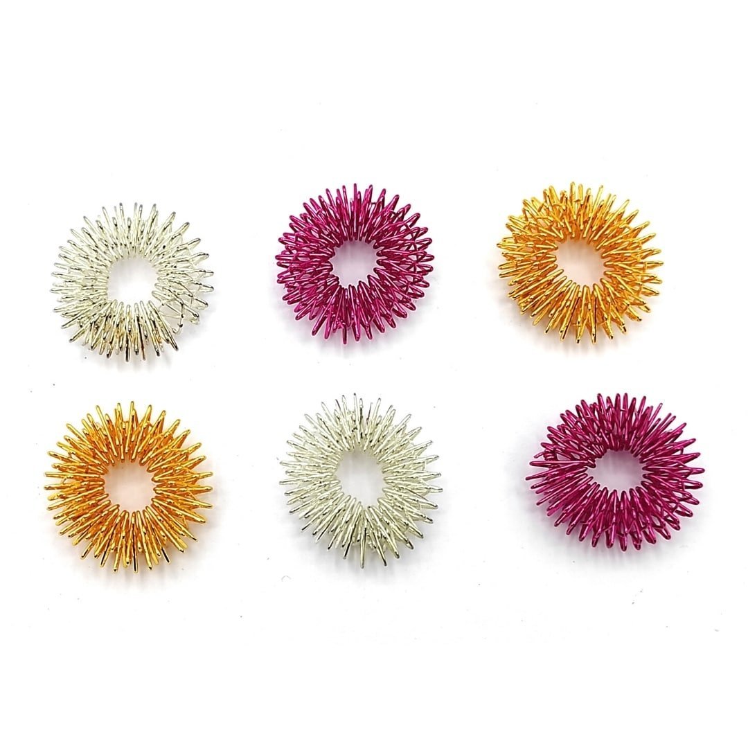 Special Massager Ring 100pcs (Multi Colour) - plusvalueindia