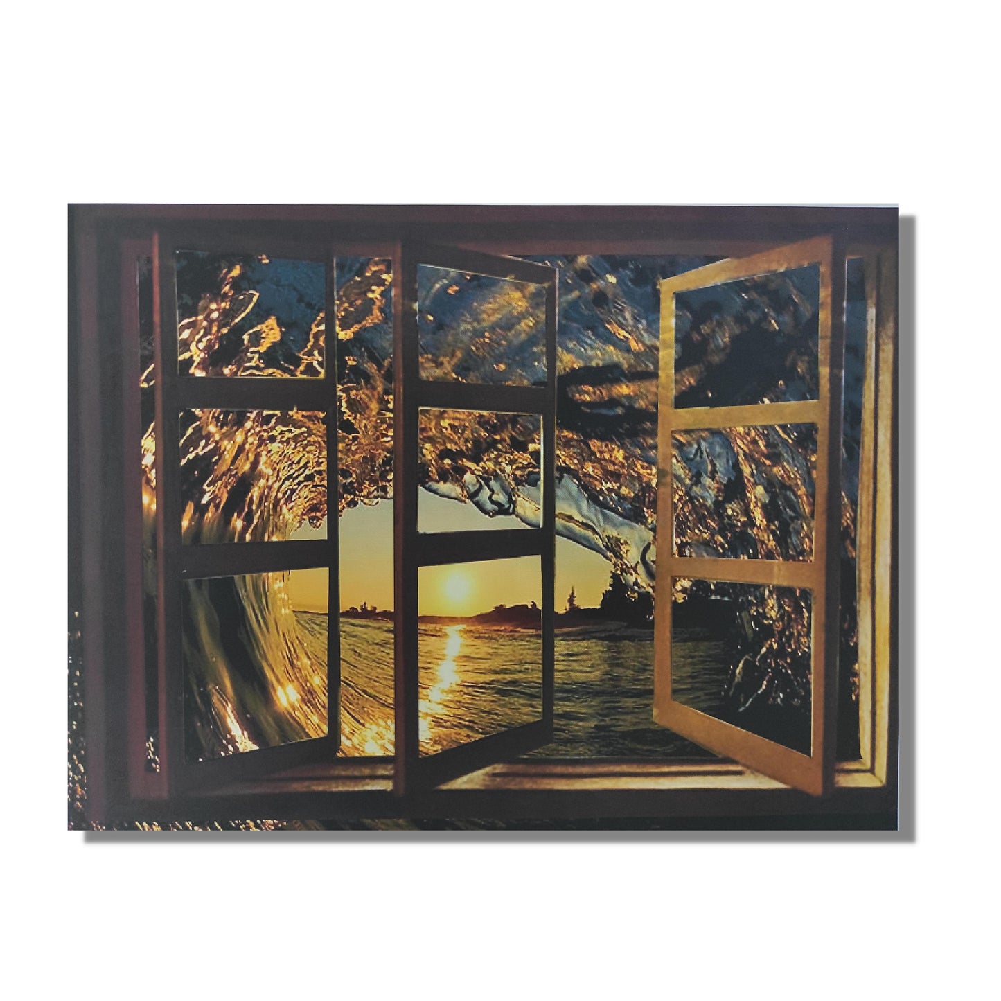 sun window view canvas print