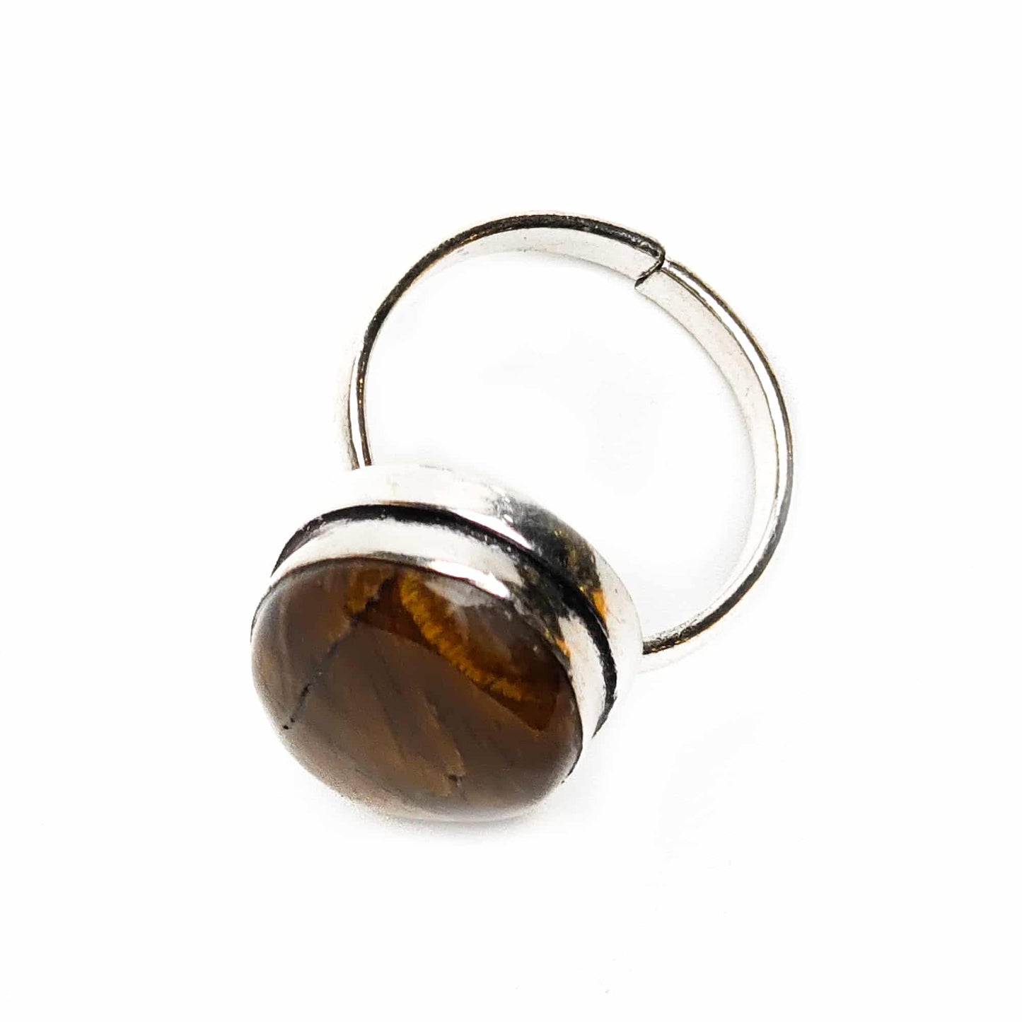 tiger eye finger ring reiki