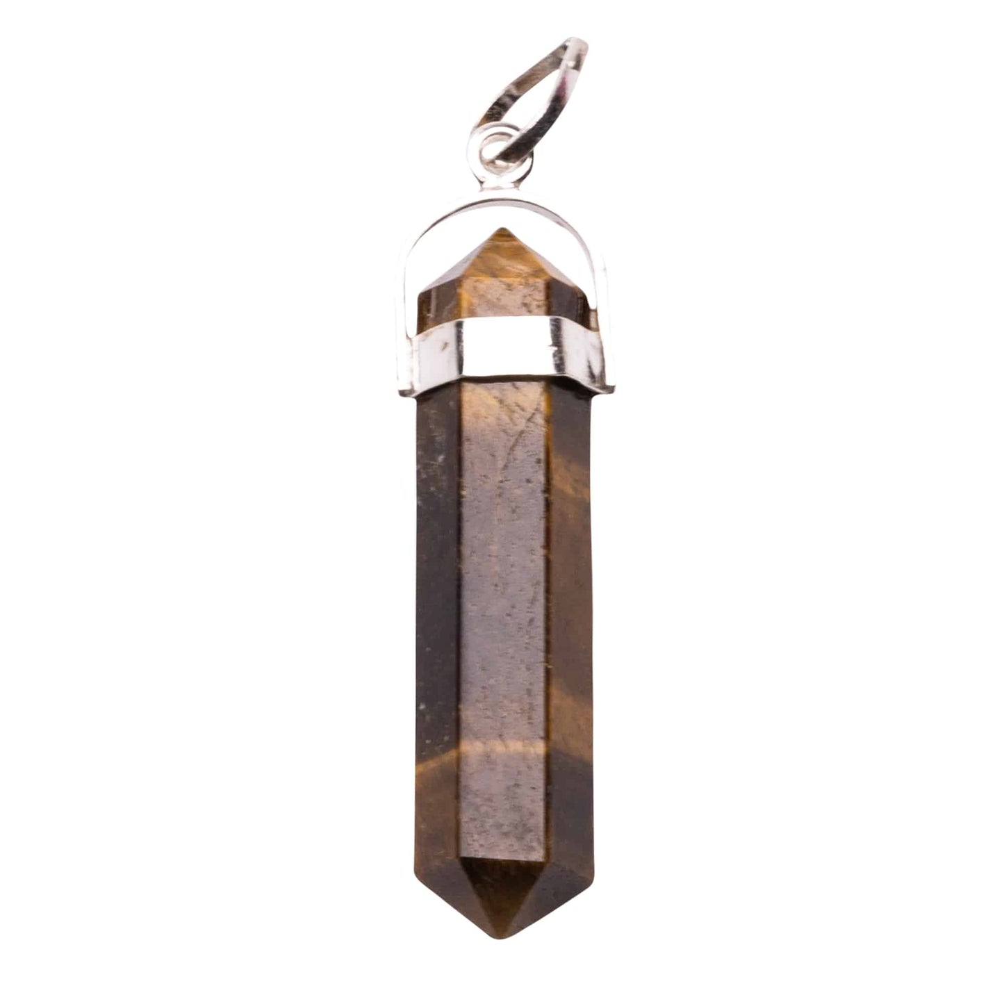 tiger eye pencil shape pendant