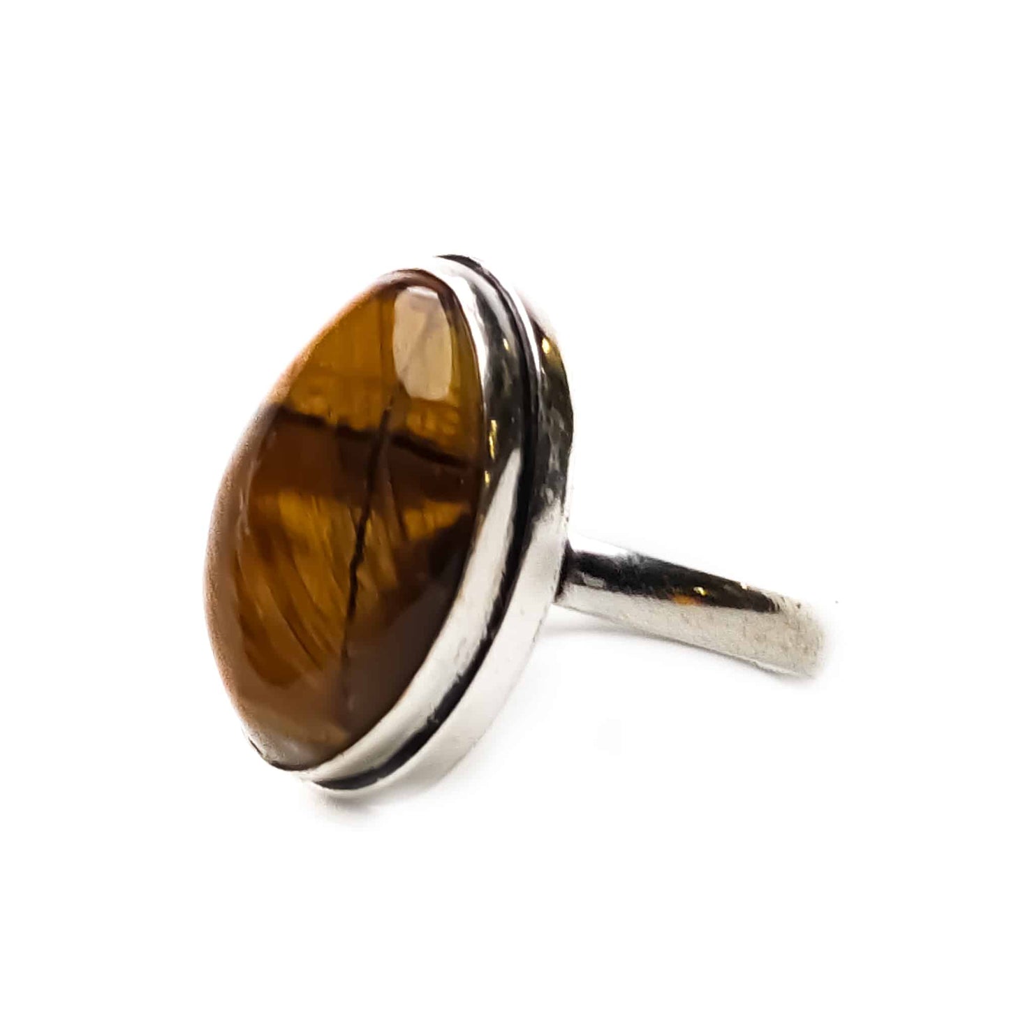 tiger eye ring