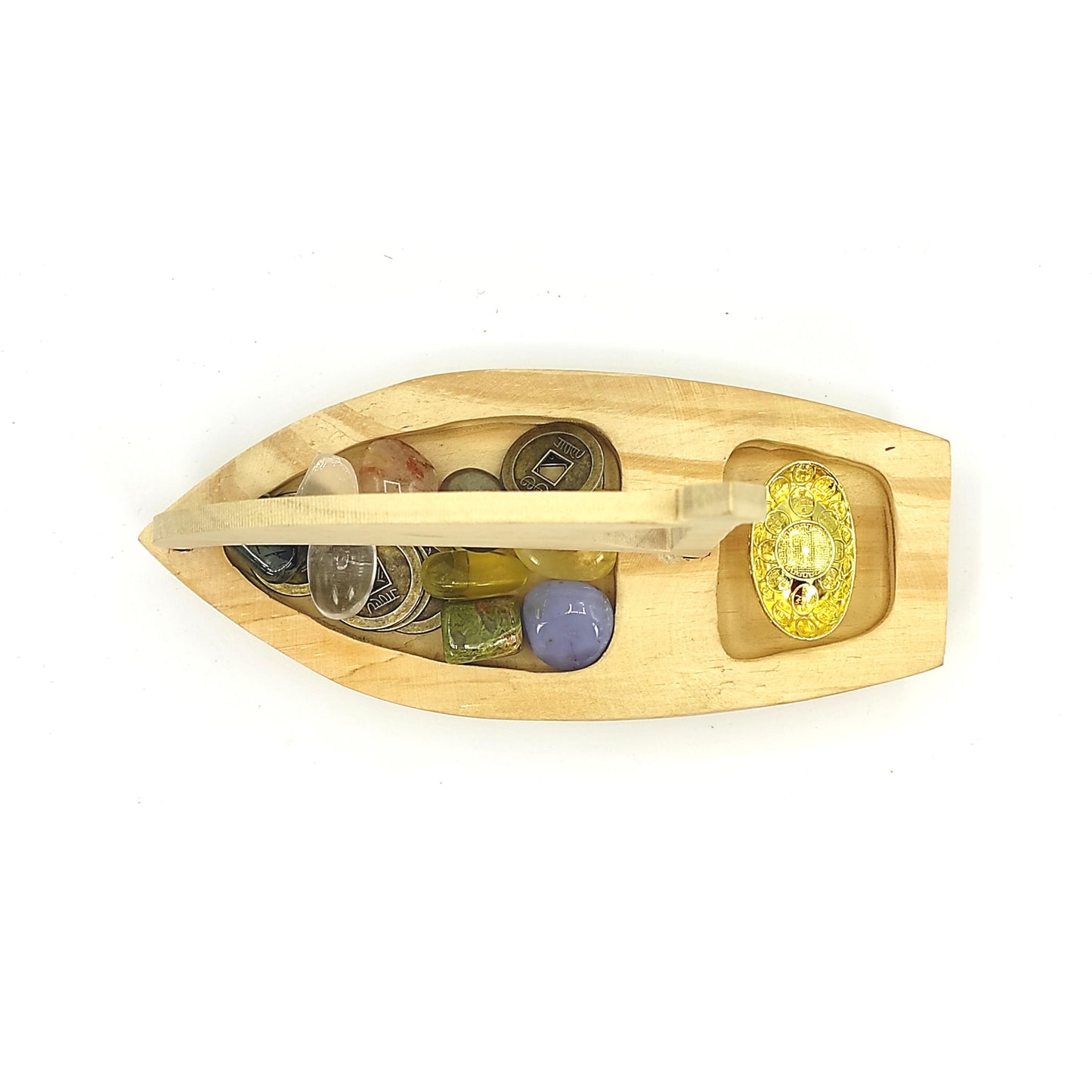 vastu feng shui ship with ingot crystal items
