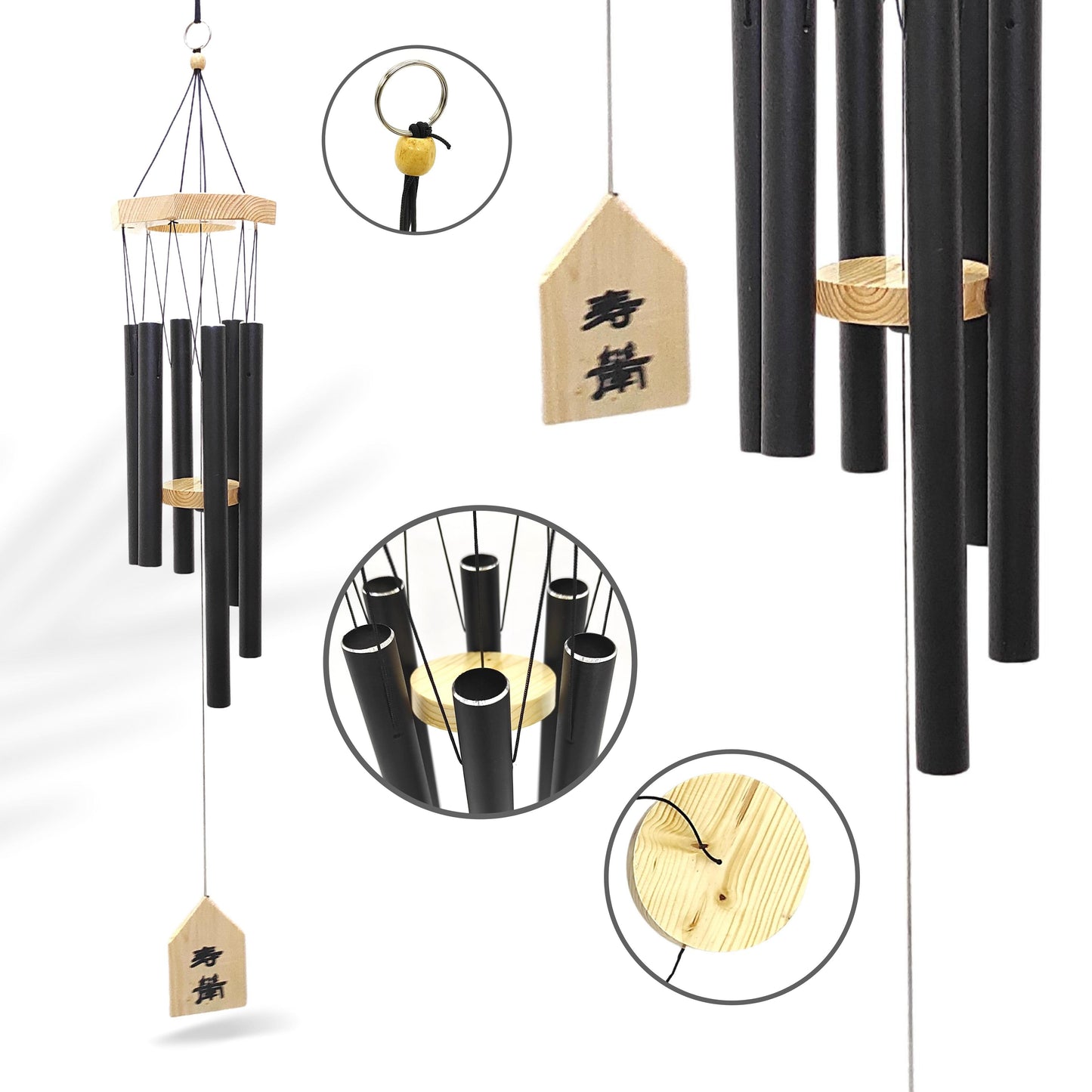vastu fengshui wind chime 402k- 6 pipe