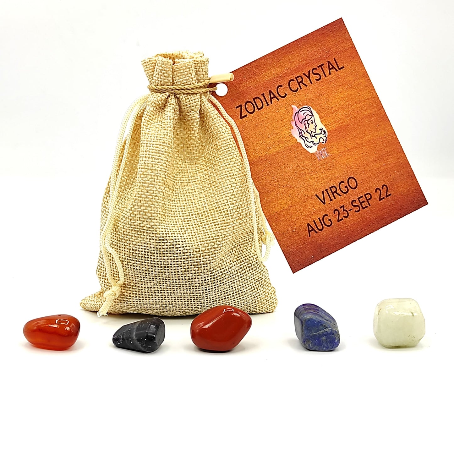 virgo zodiac crystal bag