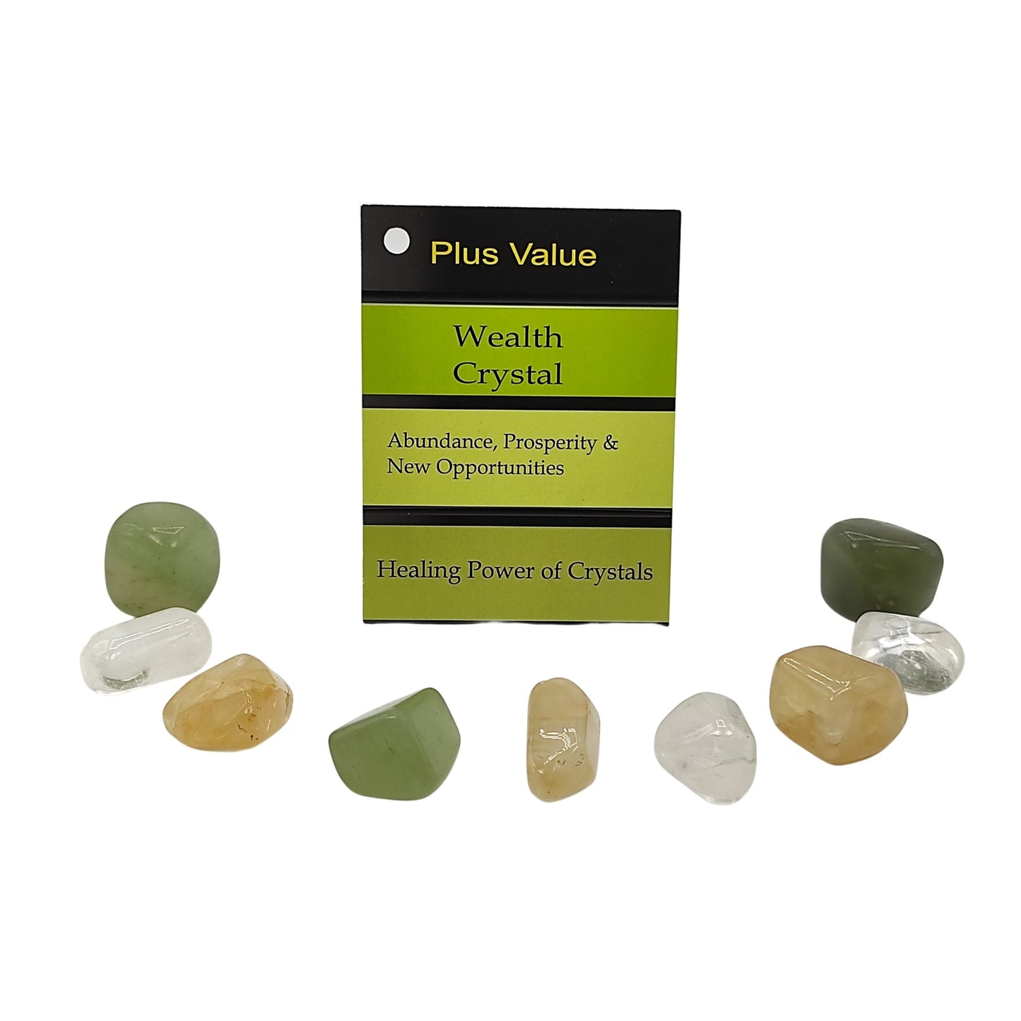 wealth crystal bag reiki healing