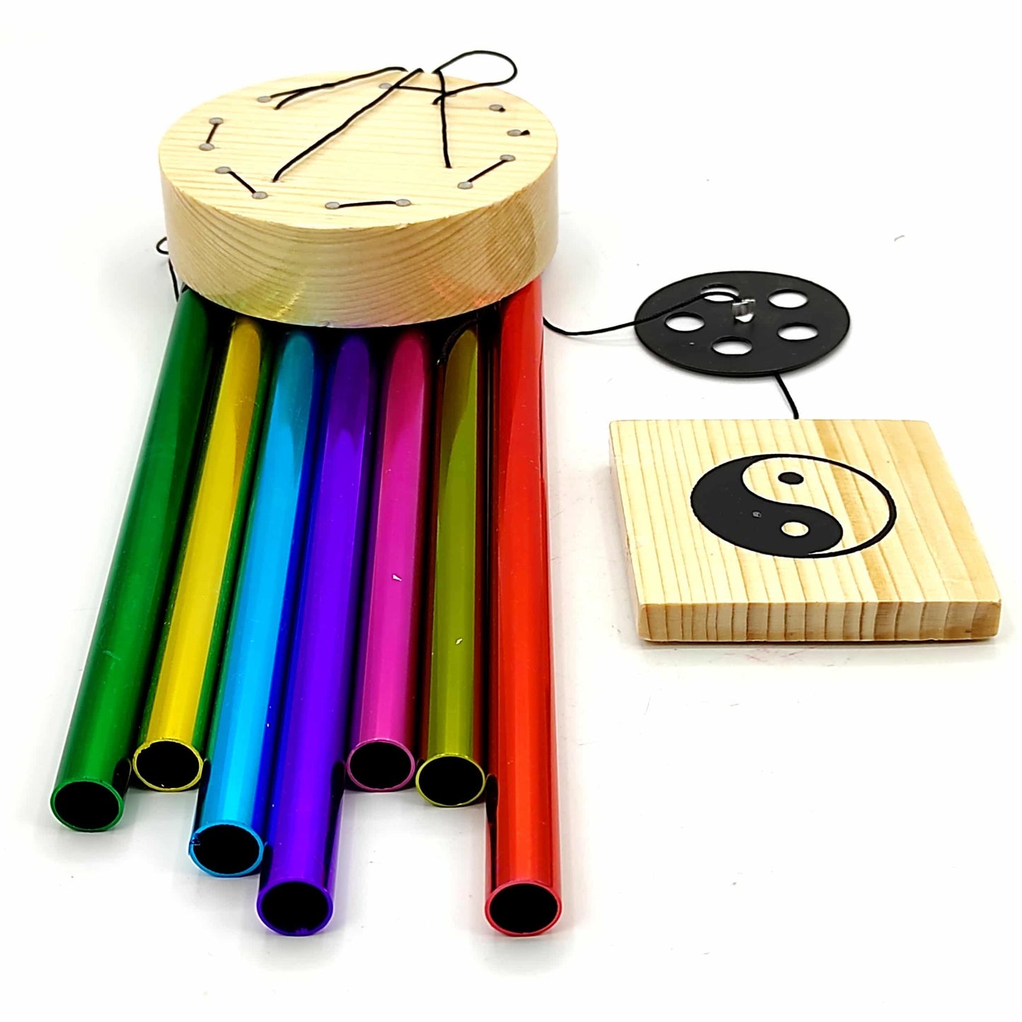 Wind Chime Seven 7 Pipes Rods Color