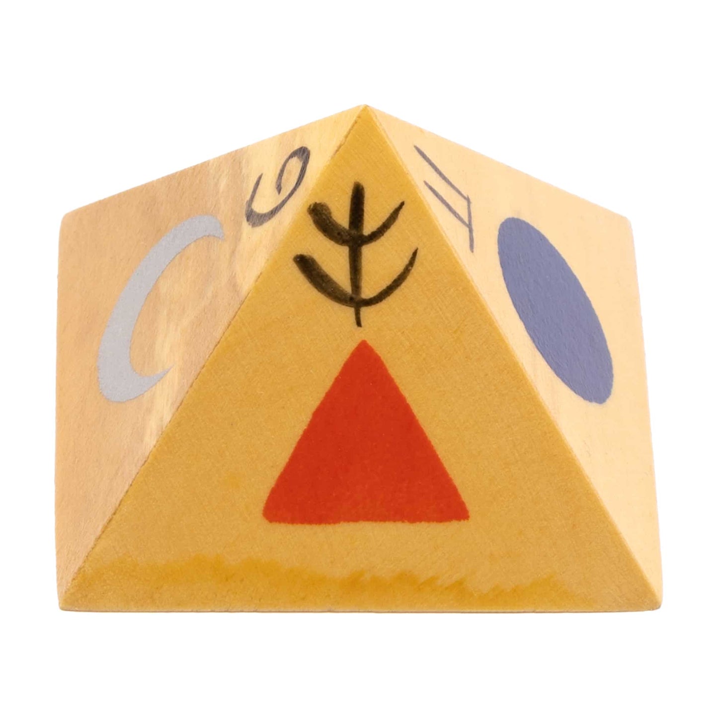 wooden pyramid symbol remedy