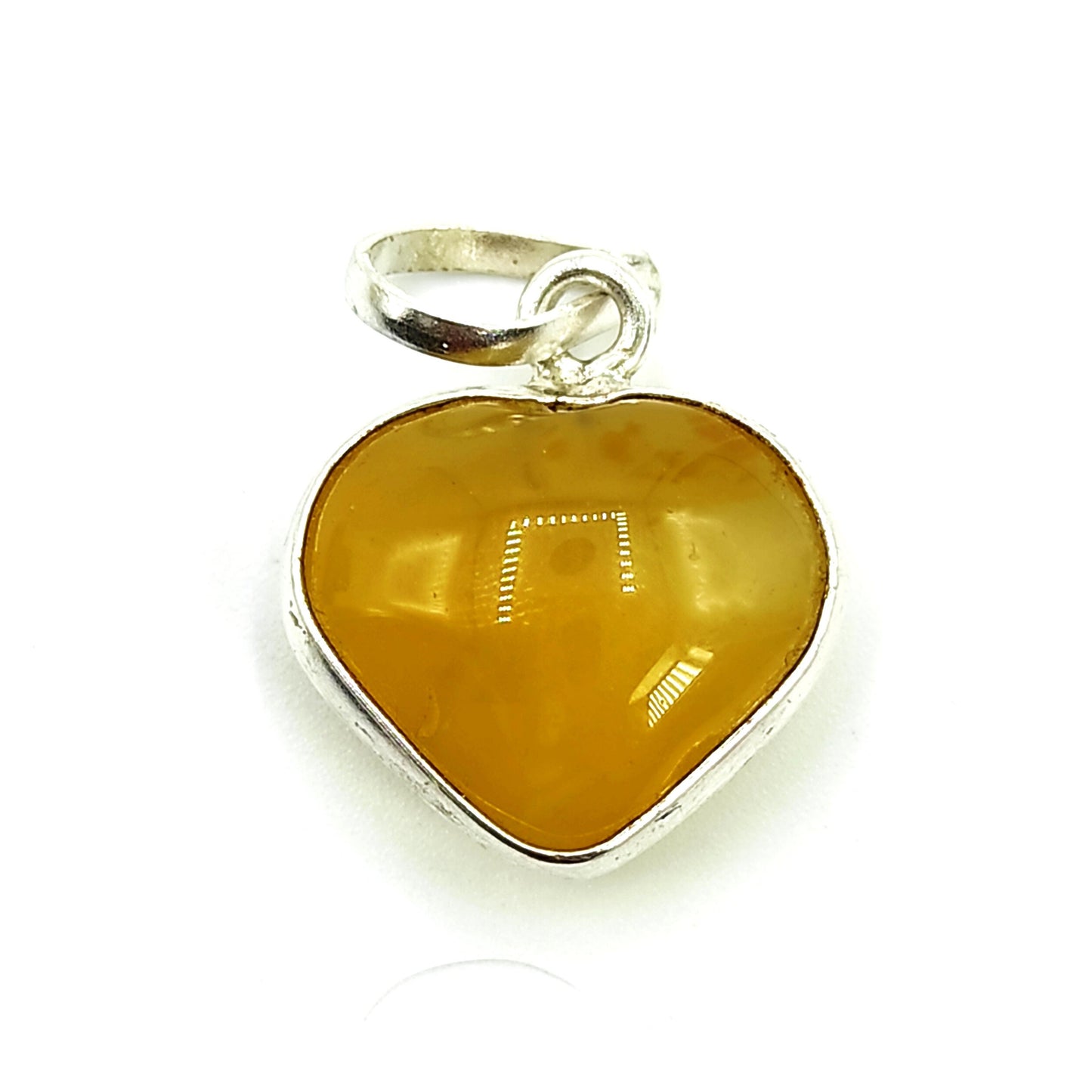 yellow aventurine heart shape pendant reiki crystal healing