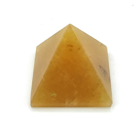 yellow aventurine stone pyramid crystal reiki healing