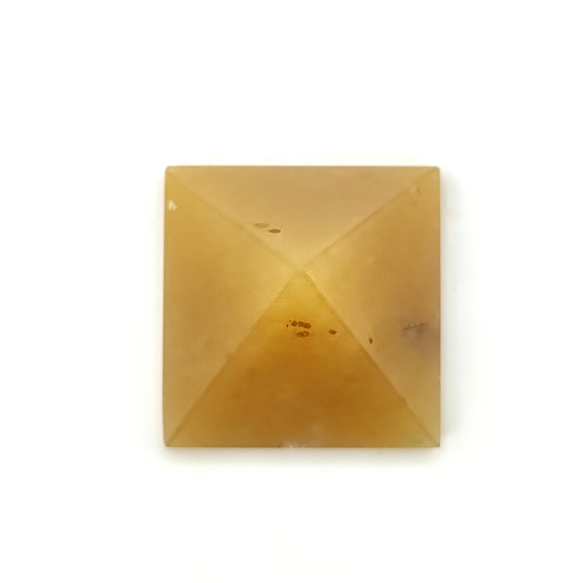 yellow aventurine stone pyramid healing crystal reiki