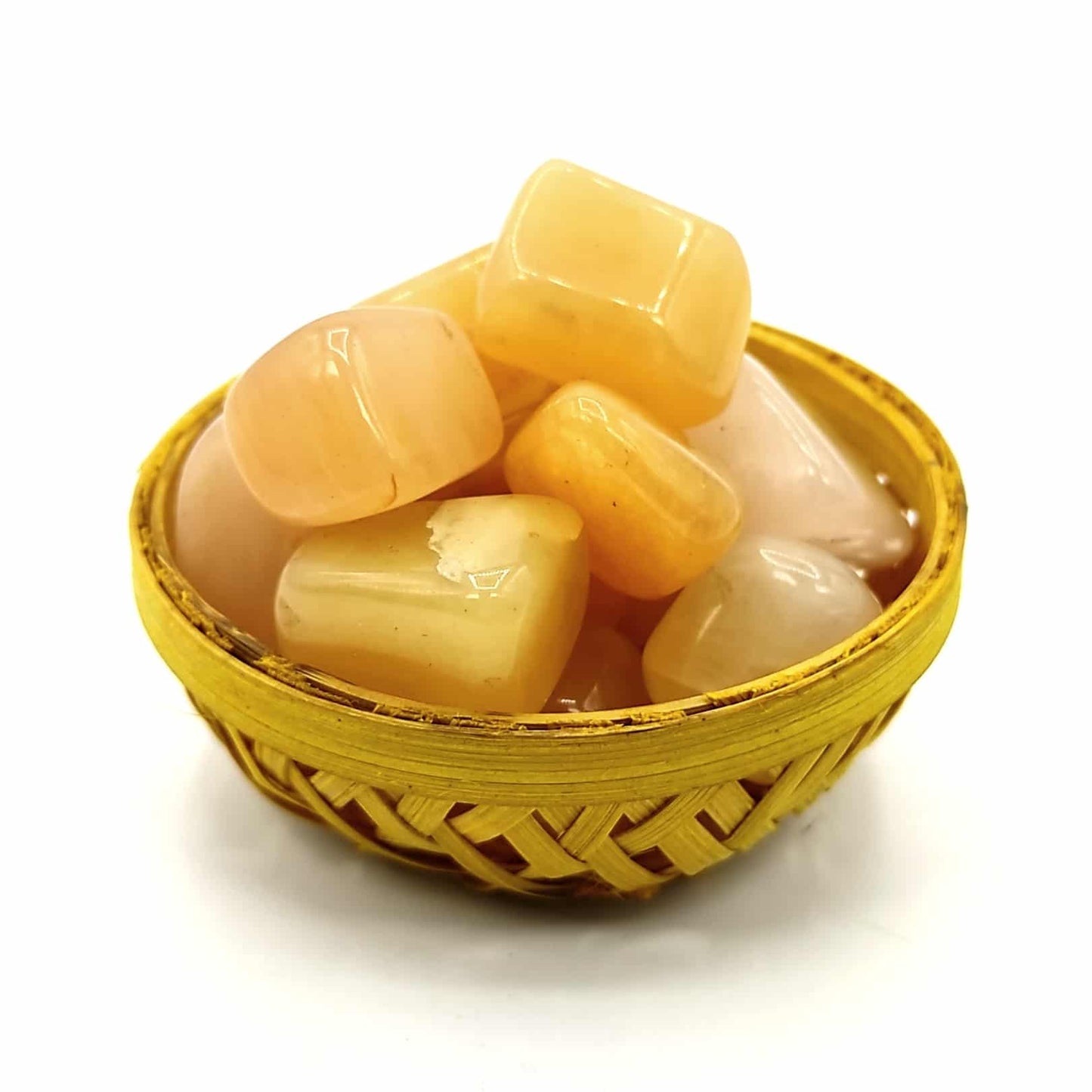 yellow aventurine tumbled pebbles 200grams
